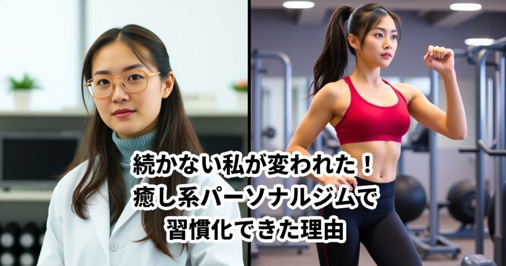 続かない私が変われた!癒し系パーソナルジムで習慣化できた理由