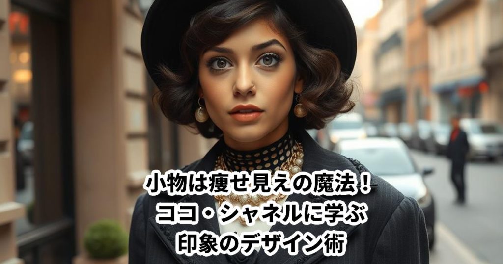 小物は痩せ見えの魔法!ココ・シャネルに学ぶ印象のデザイン術