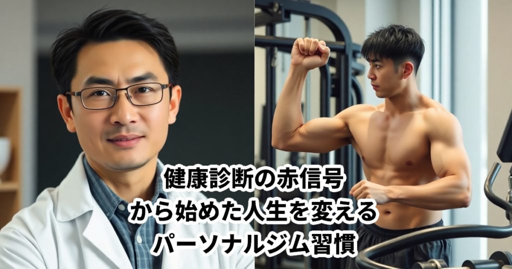 健康診断の赤信号から始めた、人生を変えるパーソナルジム習慣