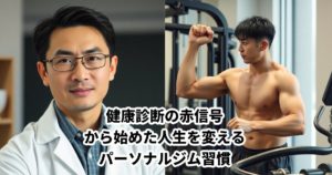 健康診断の赤信号から始めた、人生を変えるパーソナルジム習慣
