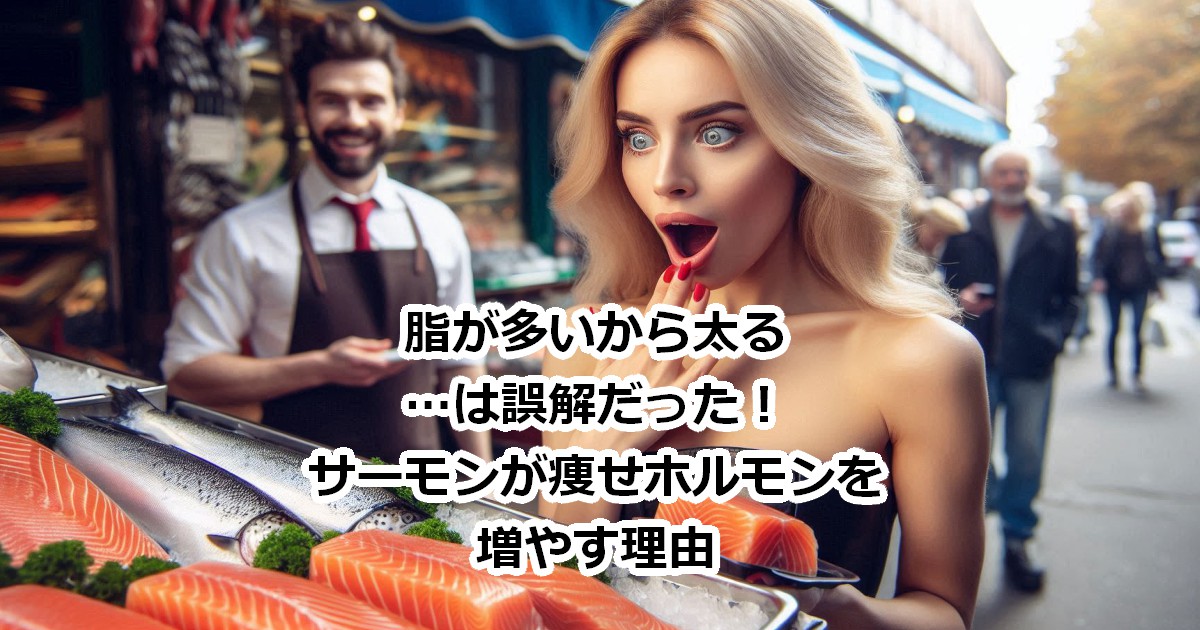 脂が多いから太る…は誤解だった!サーモンが痩せホルモンを増やす理由