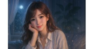 深夜1時の静けさと“あいみ”のささやき：音のない音が心に響く夜