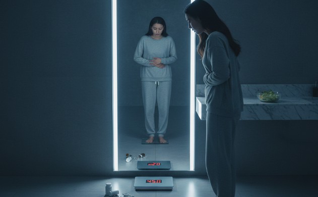 夜だけ置き換えで眠りを整える!体重計_無理なダイエットの落とし穴