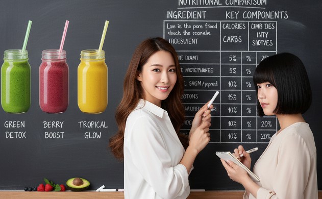 栄養比較表|1杯あたりのカロリー・糖質・主要成分を一覧化