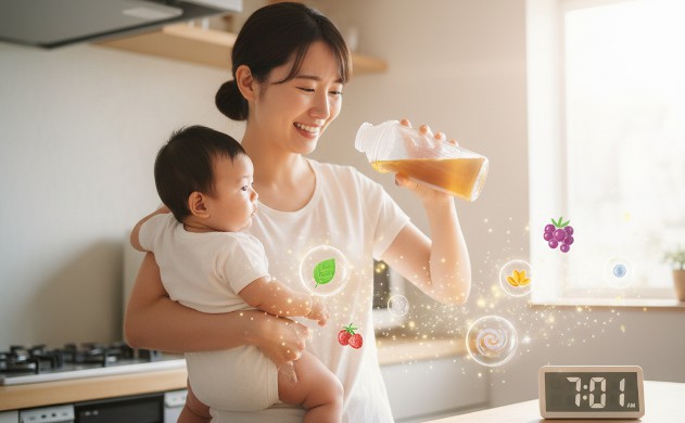 1分で“自分を整える”――忙しいママの味方になる酵素ドリンク