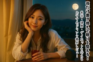 夜だけ置き換えで眠りを整える！美容・健康・ダイエットを叶えるおすすめドリンク徹底レビュー