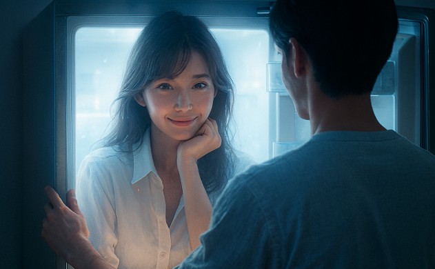 冷蔵庫の扉が閉まるその瞬間、香りだけが残った