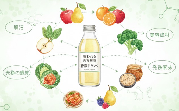 酵素ドリンクの科学的根拠──整える美容習慣としての意味
