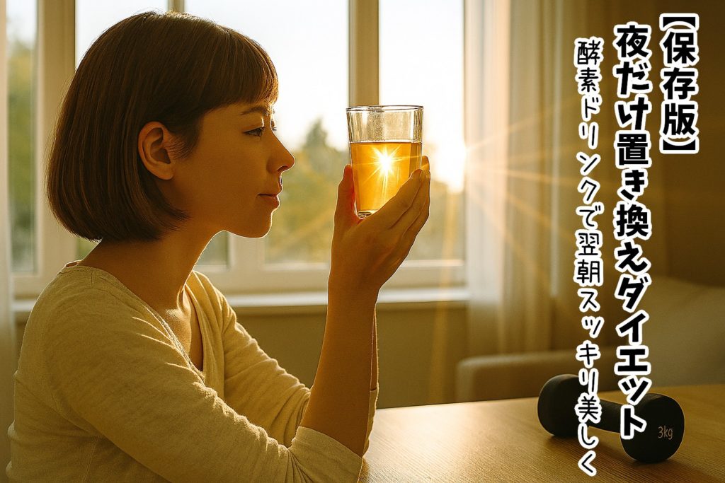 【保存版】夜だけ置き換えダイエット|酵素ドリンクで翌朝スッキリ美しく