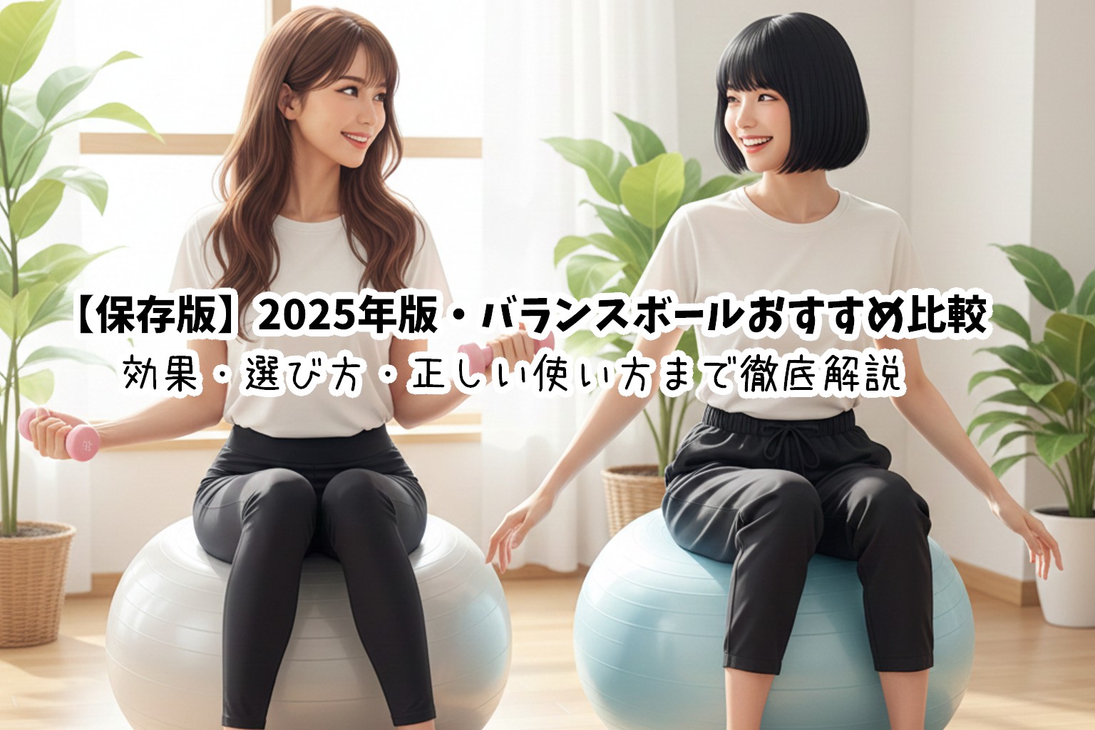 保存版】2025年版・バランスボールおすすめ比較|効果・選び方・正しい使い方まで徹底解説