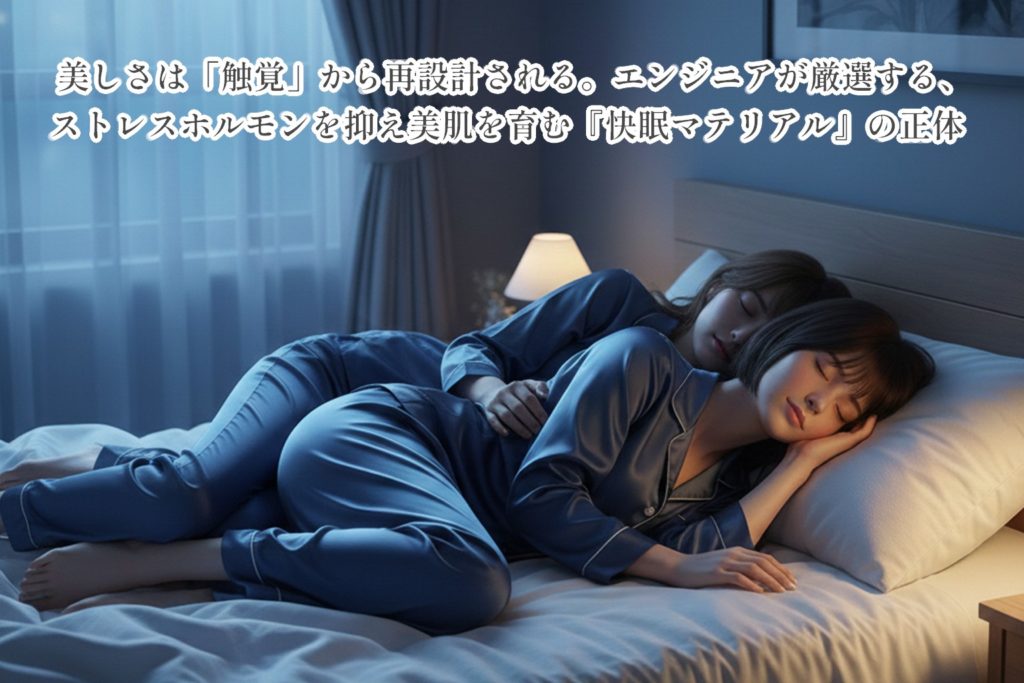 美しさは「触覚」から再設計される。エンジニアが厳選する、ストレスホルモンを抑え美肌を育む『快眠マテリアル』の正体