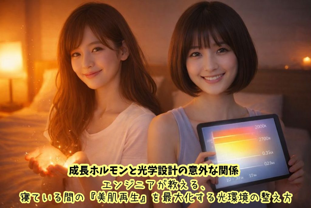 成長ホルモンと光学設計の意外な関係――エンジニアが教える、寝ている間の『美肌再生』を最大化する光環境の整え方
