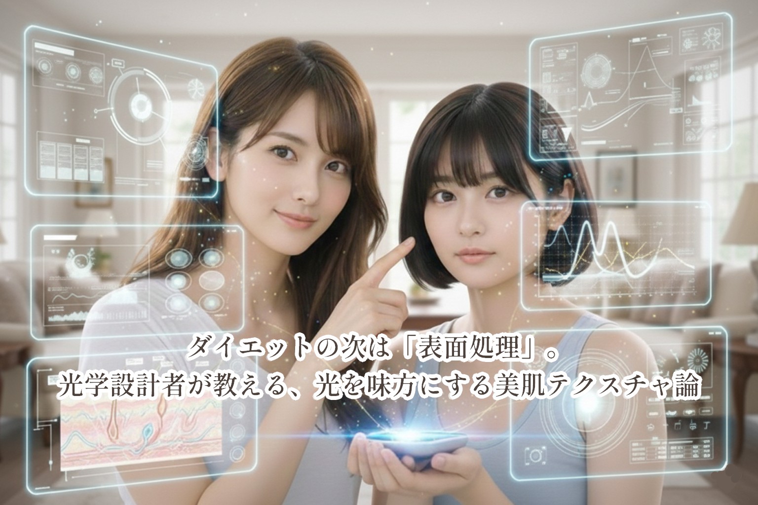 ダイエットの次は「表面処理」。光学設計者が教える、光を味方にする美肌テクスチャ論